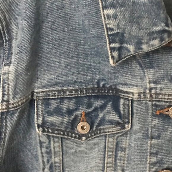 REFLECT JEANS VINTAGE 1990s CASUAL MEDIUM-WASH DENIM JEAN JACKET WOMEN'S SIZE XL - Picture 5 of 11